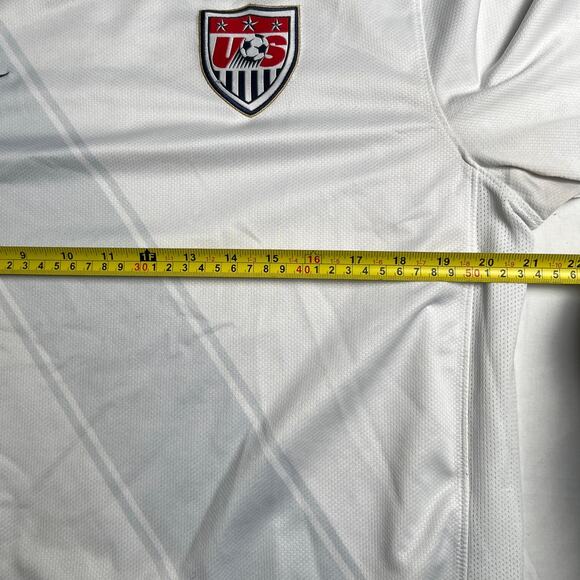 Nike US National Soccer Team Men's Jersey Size Large 11/12 White Kit - Picture 7 of 9